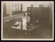 Unknown Woman at Desk